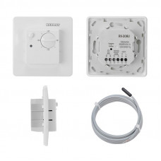 Терморегулятор механический RX-308U, совместим с Schneider серии Unica, белый REXANT