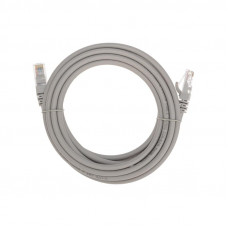 Патч-корд U/UTP, CAT 6, RJ45-RJ45, 26AWG, LSZH, серый, 3м REXANT