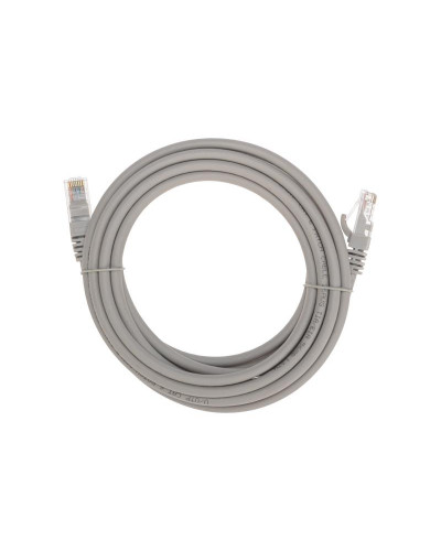 Патч-корд U/UTP, CAT 6, RJ45-RJ45, 26AWG, LSZH, серый, 3м REXANT