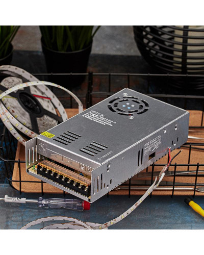 Источник питания AC 175-250V/DC 12V 25A 300W с разъемами под винт (IP20)