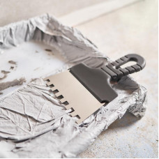 Шпатель фасадный REXANT 150 мм зуб 10х10 нержавеющая сталь, пластмассовая ручка