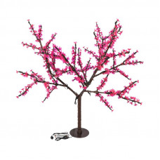 Светодиодное дерево Сакура, высота 1,5м, диаметр кроны 1,8м, розовые светодиоды, IP65, понижающий трансформатор в комплекте NEON-NIGHT
