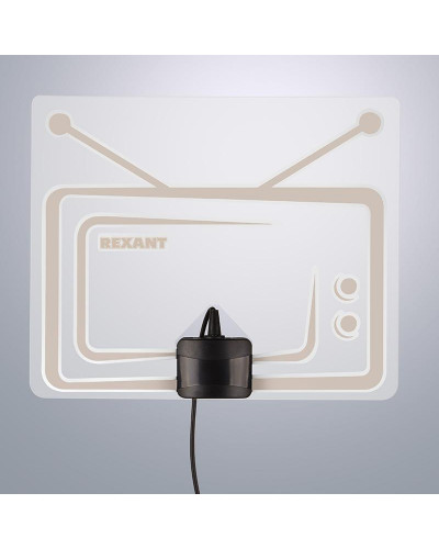 Антенна комнатная для цифрового телевидения DVB-T2, Ag-718 REXANT
