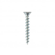 Саморез оконный острый 4,1х30мм, белый цинк, короб (500 шт/уп) KRANZ