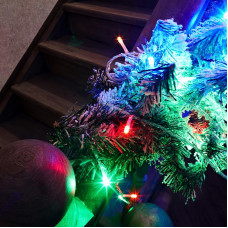 Гирлянда Твинкл-Лайт 20 м, прозрачный ПВХ, 160 LED, цвет мультиколор