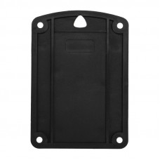 Розетка влагозащищенная с крышкой 1 гнездо, 2Р+РЕ, 230В, с/3, 16А, IP44, каучук, черная PROconnect