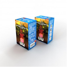 Фигура светодиодная на подставке Снеговик с шарфом 2D, RGB