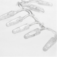 Гирлянда светодиодная Кластер 10м 400 LED ТЕПЛЫЙ БЕЛЫЙ прозрачный ПВХ IP65 постоянное свечение 230В нужен блок 303-500-1 NEON-NIGHT