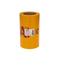 Лента  сигнальная «Опасно ГАЗ» 200 мм х 100 м REXANT, цвет желтый/красный