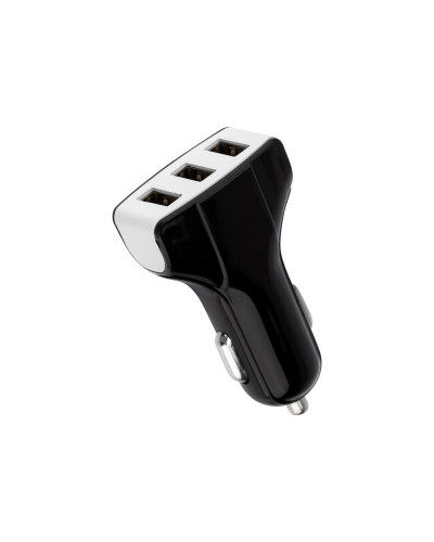 Зарядное устройство в прикуриватель REXANT 3 x USB, 1000mA, черное