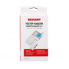 Тестер кабеля универсальный 5 в 1  RJ-45+RJ-11/RJ-12+1394+USB+BNC  3468  REXANT