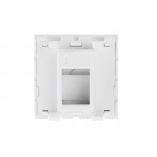 Вставка Mosaic 45x45, на 1 порт со шторкой