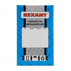 Кабель витая пара U/UTP, CAT 6, ZH нг(А)-HF, 4PR, 23AWG, INDOOR, SOLID, оранжевый, 305 м, REXANT