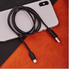 Кабель USB-A – Lightning для Apple, 1А, 1м, ПВХ, черный REXANT
