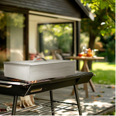 Коптильня Гурман-1 350х250х100мм, одноуровневая, в гофрокартонной коробке СОКОЛ