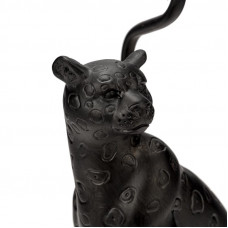 Светильник декоративный настольный Акцент 'Леопард' черный с черным абажуром, с цоколем Е27, 40Вт REXANT