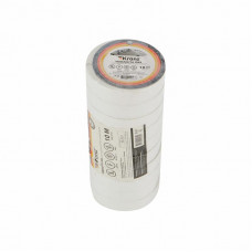 Изолента ПВХ 0,13х15мм, 10м, белая KRANZ