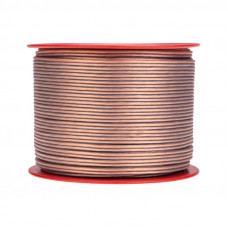 Кабель акустический 2х1,50мм², прозрачный BLUELINE, 100м REXANT