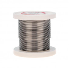 Припой без канифоли ПОС-61, 100г, Ø0,8мм, (олово 61%, свинец 39%), катушка REXANT