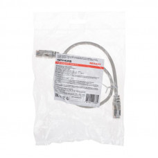 Патч-корд F/UTP, CAT 5e, RJ45-RJ45, 26AWG, LSZH, серый, 0,5м REXANT