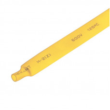Трубка термоусаживаемая ТУТ нг 8,0/4,0мм, желтая, упаковка 50 шт. по 1м REXANT