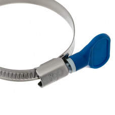 Хомут червячный 40-60-0,7 мм, с ключом W (упак. 25 шт)  REXANT