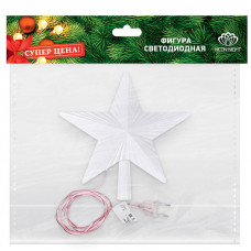 Фигура светодиодная Звезда на елку цвет: RGB, 31 LED, 22 см