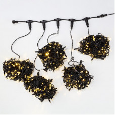 Гирлянда LED ClipLight 24V, 5 нитей по 20 метров, цвет диодов ТЕПЛЫЙ БЕЛЫЙ, Flashing (белый)