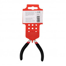 Круглогубцы Мини 120мм никелированные, авторазжим, обливные рукоятки REXANT