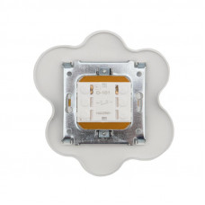 Выключатель одноклавишный HAPPY Яичница с/у, желтый/белый KRANZ