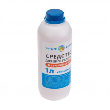 Средство для биотуалетов верхний бачок, 1 литр ЧЕТЫРЕ СЕЗОНА