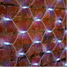 Гирлянда светодиодная Сеть 2x3м 432 LED БЕЛЫЙ белый каучук IP67 постоянное свечение 230В блок в комплекте NEON-NIGHT