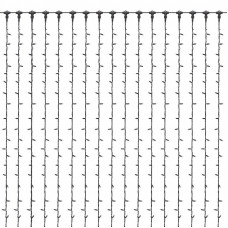 Гирлянда светодиодная Занавес 2х6м 1520 LED СИНИЙ черный ПВХ IP65 эффект водопада 230В не соединяется блок в комплекте NEON-NIGHT