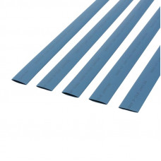 Трубка термоусаживаемая ТУТ нг 12,0/6,0мм, синяя, упаковка 50 шт. по 1м REXANT