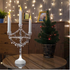 Фигура на подставке Подсвечник со свечками 50 см