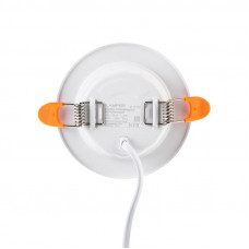 Панель светодиодная встраиваемая круглая 6Вт 230В 4000К 420Лм 95мм белая IP20 LAMPER