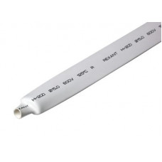 Трубка термоусаживаемая ТУТ нг 15,0/7,5мм, белая, упаковка 50 шт. по 1м REXANT