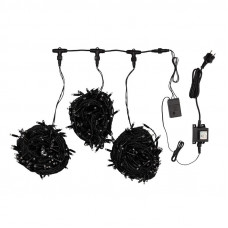 Гирлянда LED ClipLight 24V, 3 нити по 20 м, свечение с динамикой, цвет диодов Белый