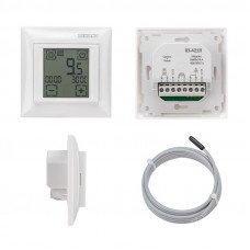 Терморегулятор цифровой RX-421H сенсорный, программируемый, совместим с Legrand серии Valena, белый REXANT