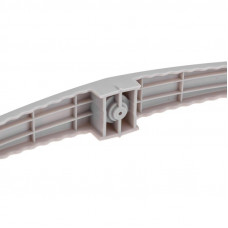 Держатель кабеля для прямого монтажа двухсторонний серый, 240мм (20шт/уп) REXANT