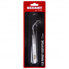 Пинцет изогнутый, узкий 125мм (блистер) REXANT
