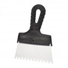 Шпатель фасадный REXANT 150 мм зуб 6х6 нержавеющая сталь, пластмассовая ручка