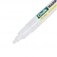 Маркер меловой Chalk Marker 3мм, спиртовая основа, белый MunHwa