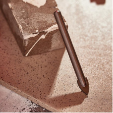 Сверло по стеклу и керамике 10 мм, 2 грани, цилиндр. хвостовик Kranz