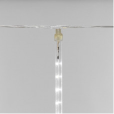 Гирлянда Тающие сосульки светодиодная, 8шт х 50см, шаг 50см, 230 В (с трансформатором) белые светодиоды