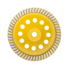 Чашка алмазная шлифовальная Turbo, 230х22,2мм KRANZ