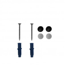 Полка для хранения 290x70мм, металлическая, настенная, черная REXANT