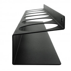 Держатель-органайзер для баллончиков, настенный, с крючками, черный REXANT