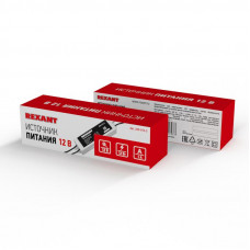 Источник питания 12В,  12Вт с проводами, влагозащищенный IP67