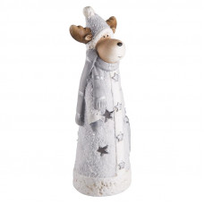 Керамическая фигурка Олененок с шарфом 7x6,5x21 см